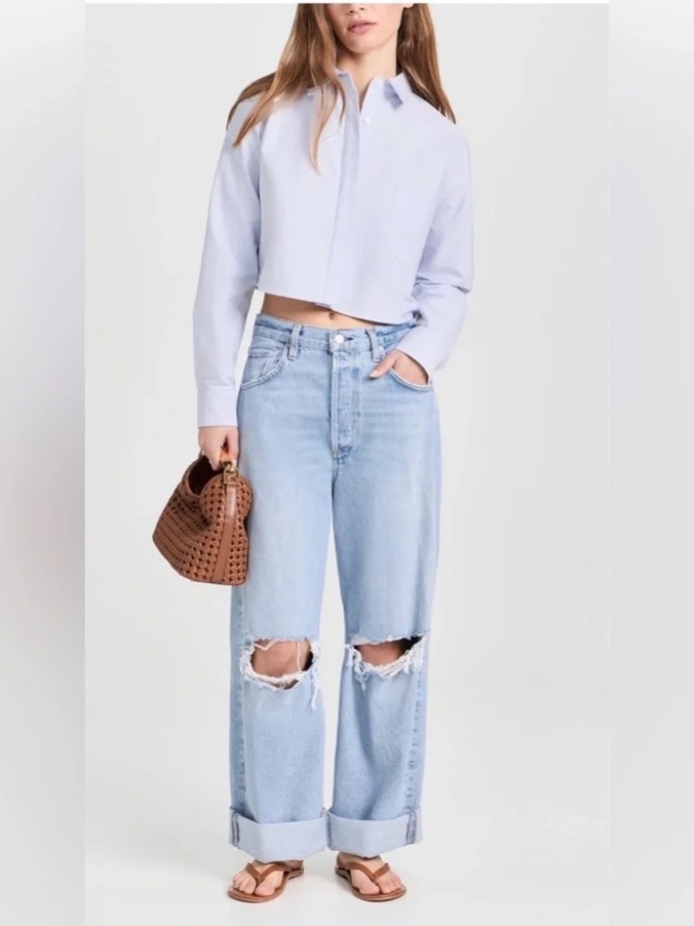 NWT!!! CITIZENS OF HUMANITY Ayla Baggy Jeans in Pagoda (These Run Large)